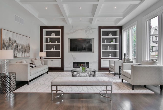 renovated living room